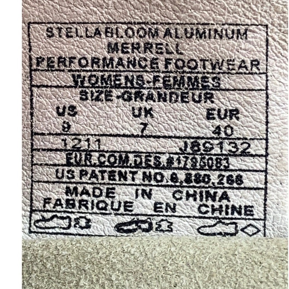 Merrell Stella Bloom Aluminum Tan Leather Athletic Sandals Womens 9 J89132 - Picture 7 of 7
